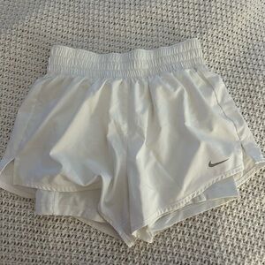 Nike Women's White Athletic Shorts